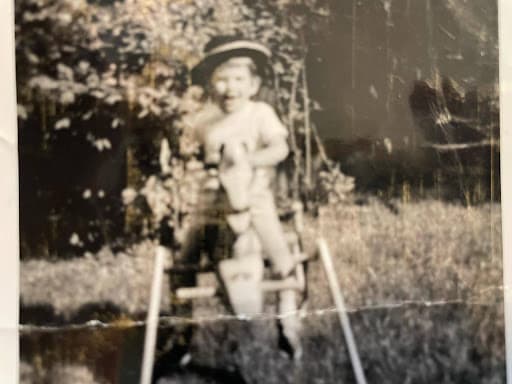 Black and White child photo